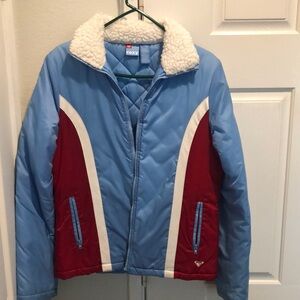 ROXY Women's Blue and Red Jacket
